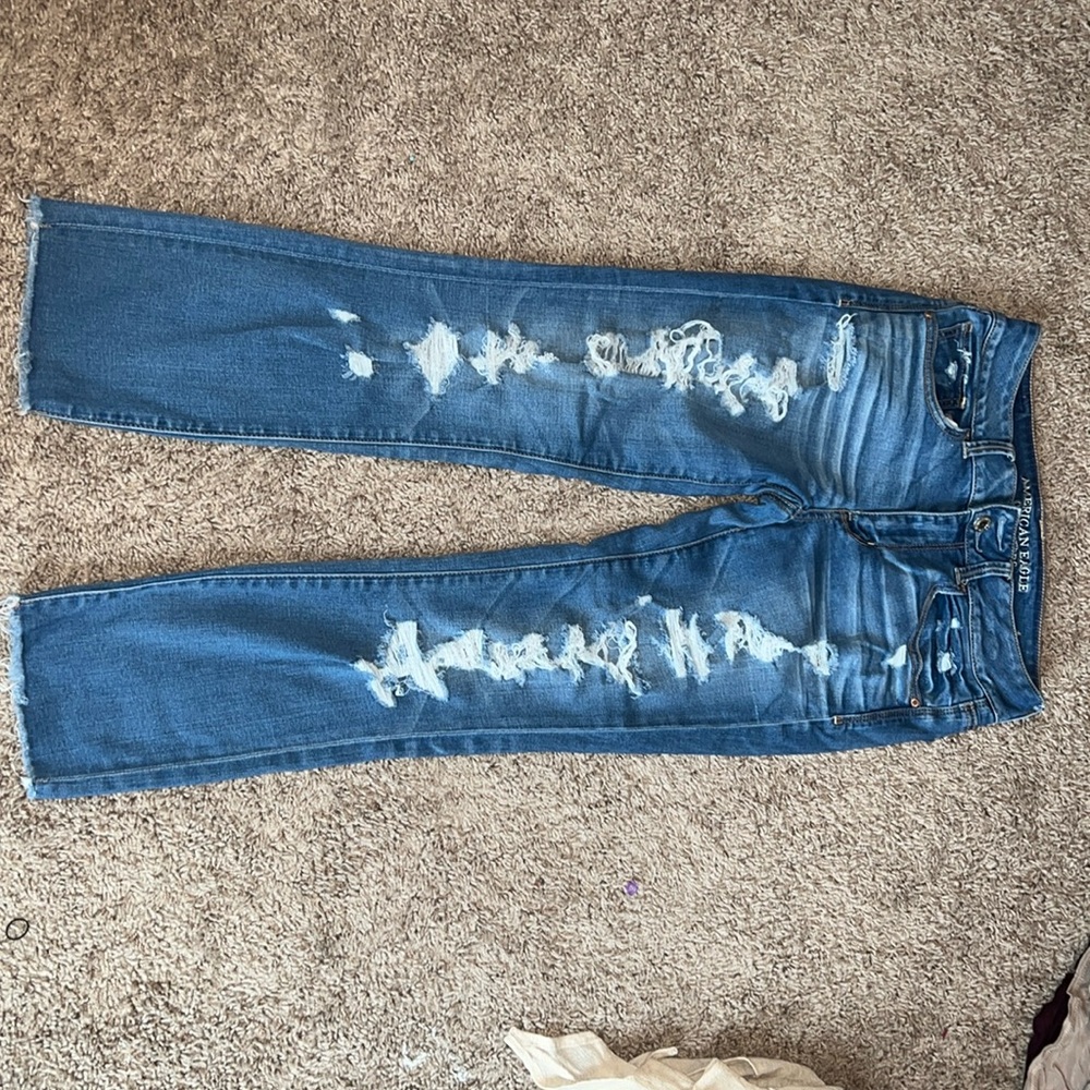 American eagle size 8 regular fit jeans